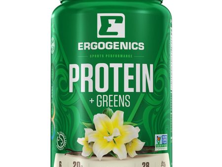 Ergogenics - Plant Protein Green Vanilla (420g) on Sale