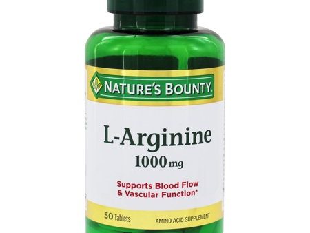 Nature s Bounty - L-arginine 1000mg (50 Tabs) For Discount