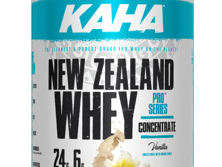 Kaha New Zealand Whey Concentrate Vanilla (840g) Supply