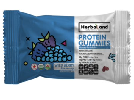 Herbaland - Protein Gummies Wildberry(50g) Fashion