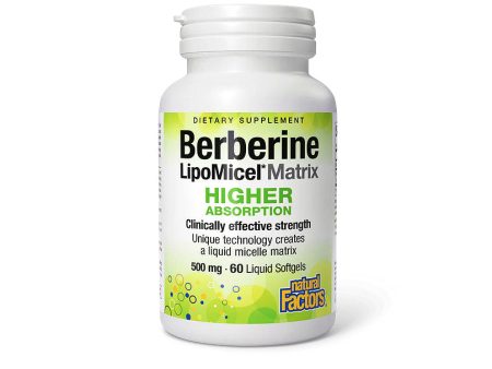 Berberine LipoMicel Matrix 500 mg 90 Softgels Cheap