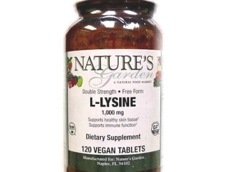 L-Lysine 1,000 mg 120 Vegan Tablets Online